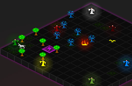 Two turns in and it's already going nuts - ah I love Chaos!